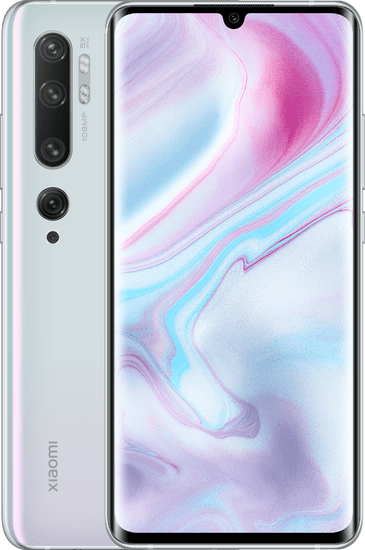 Xiaomi Mi Note 10 Pro, 8 GB/256 GB, LTE GSM telefon, bijela