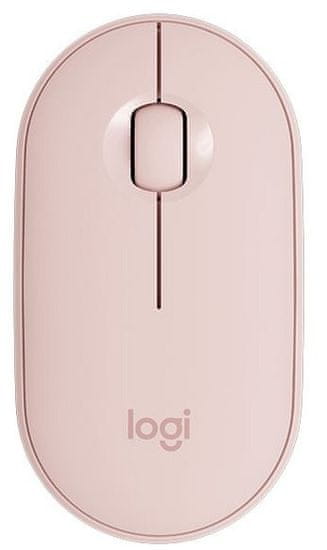 Logitech Pebble M350 bežični miš, ružičasti