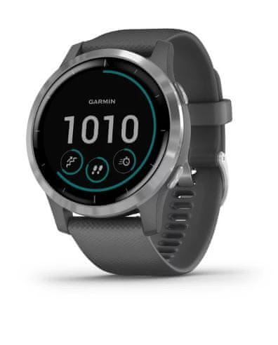 Garmin Vivoactive 4 pametni sat, siva/srebrna