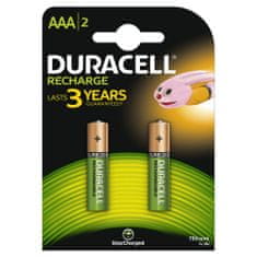 Duracell punjiva baterija AAA 750 mAh, 2 komada