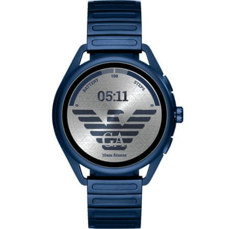 Pametni sat smartwatch Emporio Armani ART5028 iOS Android od nehrđajućeg čelika, otporan na vodu, fitness funkcije, Bluetooth