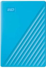 Western Digital My Passport 4 TB prijenosni disk, plavi