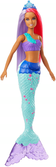 Mattel Barbie Čarobna morska vila, ljubičasto crvena kosa