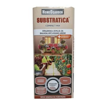 HomeOgarden Substratica Compact Mix organska zemlja, 45 l