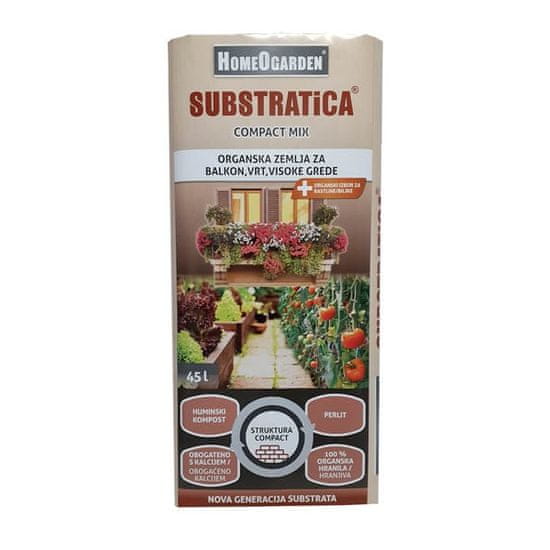 HomeOgarden Substratica Compact Mix organska zemlja, 45 l