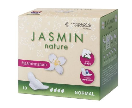 Jasmin Nature pamučni higijenski ulošci Girl Nature, 10 komada