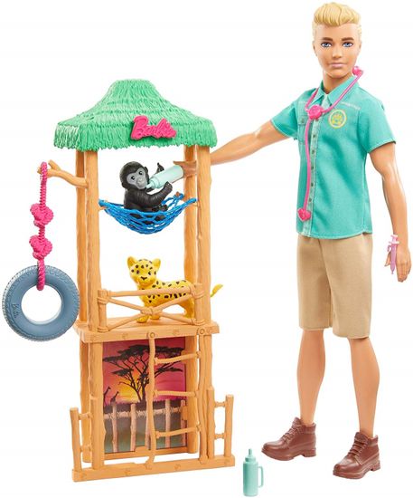 Mattel Barbie Ken i igraći komplet Ken veterinar