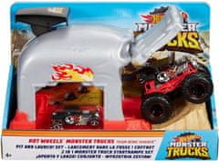 Hot Wheels Monster trucks igraći set za utrkivanje, siva