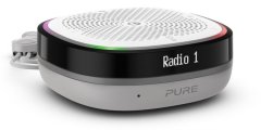 Pure StreamR Splash radio, bijelo-sivi