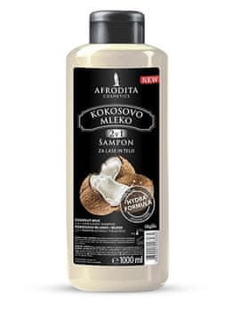Kozmetika Afrodita šampon za kosu i tijelo, kokosovo mlijeko