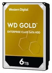 Western Digital GOLD 6 TB, SATA 6 Gb/s, 128 MB, 7200 tvrdi disk