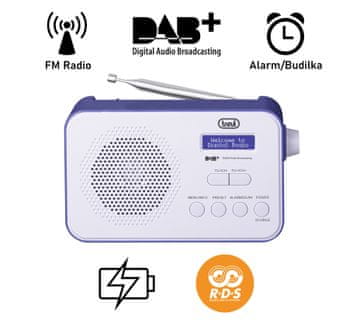 Trevi 7F92R prijenosni digitalni radio, DAB, DAB+, FM