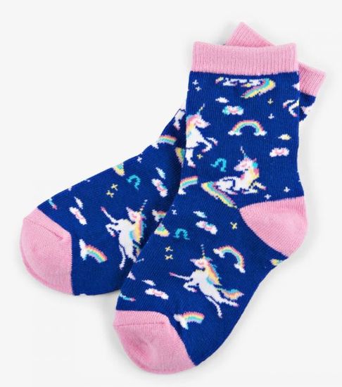 Little Blue House Rainbow Unicorns dječje čarape