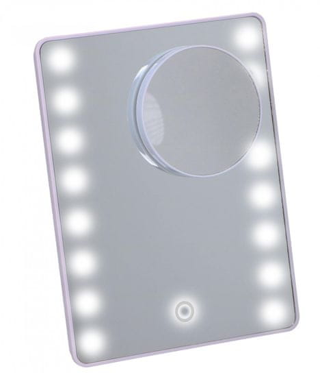 TimeLife kozmetičko ogledalo za šminkanje, 16 LED, tamno
