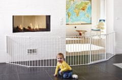 BabyDan Zaštitna ograda za prostore Supreme OLAF XXX, 90 - 350 cm, bijela