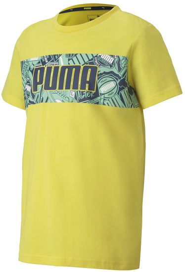 Puma majica za dječake Alpha Graphic Tee B Meadowlark