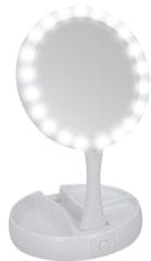 TimeLife kozmetičko ogledalo za šminkanje, 21 LED, sklopivo