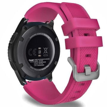 BStrap Silicone Sport remen za Samsung Gear S3, dark pink