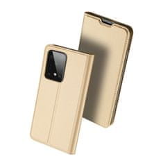 Dux Ducis Skin Pro preklopna kožna maska za Samsung Galaxy S20 Ultra, zlato