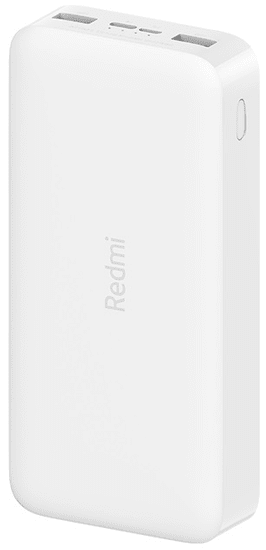 Xiaomi Redmi Power Bank prijenosna baterija, 20000 mAh, bijela
