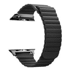 BStrap Leather Loop remen za Apple Watch 38/40/41mm, Black