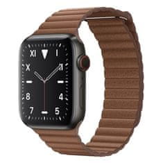 BStrap Leather Loop remen za Apple Watch 38/40/41mm, Brown