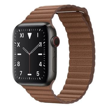 BStrap Leather Loop remen za Apple Watch 42/44/45mm, Brown