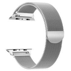 BStrap Milanese remen za Apple Watch 42/44/45mm, Silver