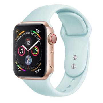 BStrap Soft Silicone remen za Apple Watch 38/40/41mm, Gemstone Green