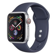 BStrap Soft Silicone remen za Apple Watch 38/40/41mm, Midnight Blue