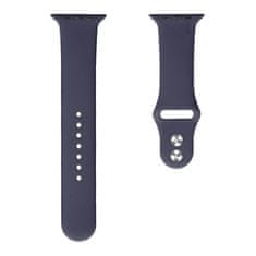 BStrap Soft Silicone remen za Apple Watch 38/40/41mm, Midnight Blue