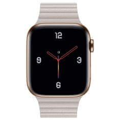 BStrap Leather Loop remen za Apple Watch 38/40/41mm, Khaki