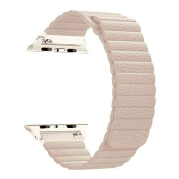 BStrap Leather Loop remen za Apple Watch 42/44/45mm, Khaki