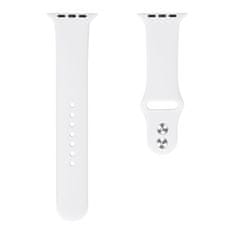 BStrap Soft Silicone remen za Apple Watch 42/44/45mm, White