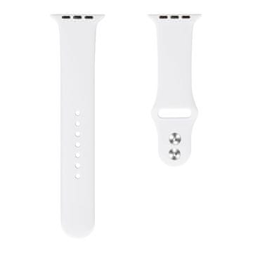 BStrap Soft Silicone remen za Apple Watch 38/40/41mm, White