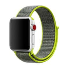 BStrap Nylon remen za Apple Watch 42/44/45mm, Green