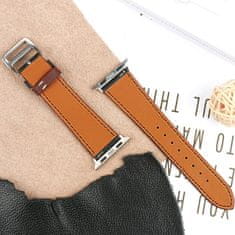 BStrap Leather Rome remen za Apple Watch 38/40/41mm, Brown