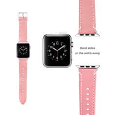 BStrap Leather Italy remen za Apple Watch 38/40/41mm, Pink
