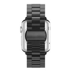 BStrap Stainless Steel Boston remen za Apple Watch 38/40/41mm, Black