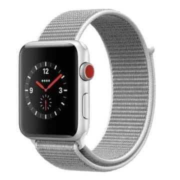BStrap Nylon remen za Apple Watch 42/44/45mm, Silver