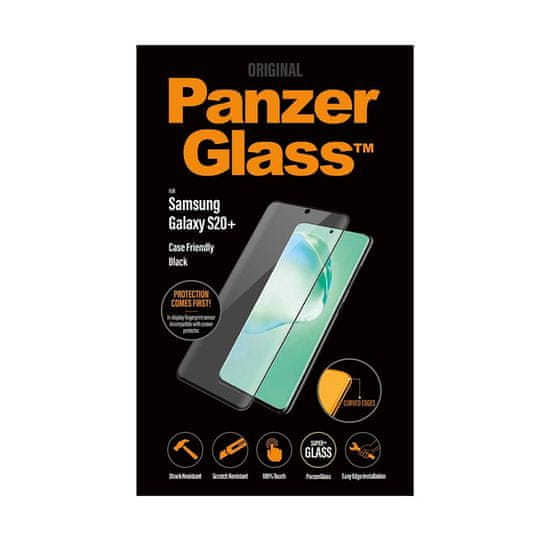 PanzerGlass Case Friendly zaštitno staklo za Samsung Galaxy S20+, crno