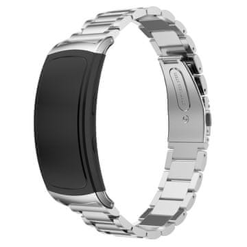 BStrap Stainless Steel remen za Samsung Gear Fit 2, silver