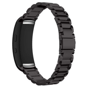 BStrap Stainless Steel remen za Samsung Gear Fit 2, black