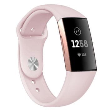 BStrap Silicone (Small) remen za Fitbit Charge 3 / 4, apricot