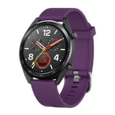 BStrap Silicone Bredon remen za Huawei Watch GT/GT2 46mm, purple