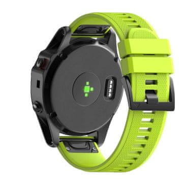 BStrap Silicone Acton remen za Garmin Fenix 5s / 5s Plus, fruit green