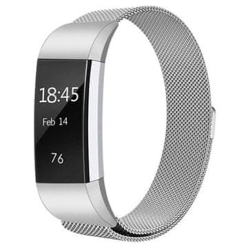 BStrap Milanese (Large) remen za Fitbit Charge 2, silver