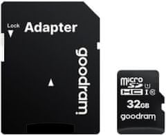 GoodRam memorijska kartica microSD 32GB 100MB/s + SD adapter (500305)