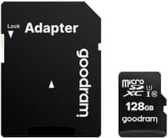 memorijska kartica microSD 128GB 100MB/s + SD adapter (500306)