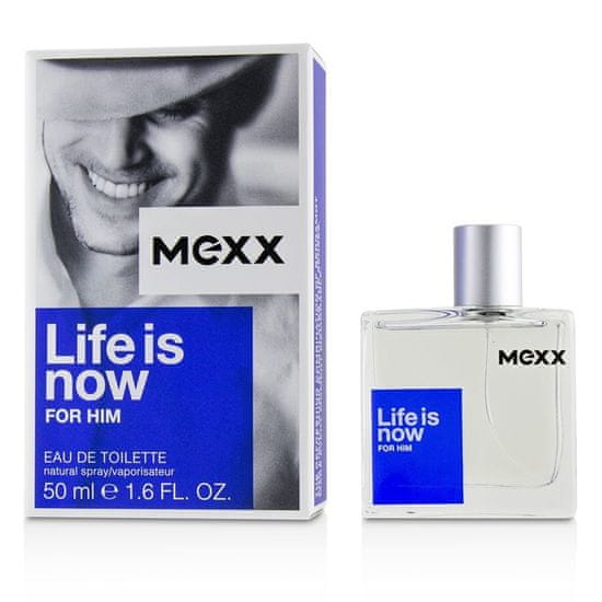 Mexx Life Is Now For Him toaletna voda, 50 ml